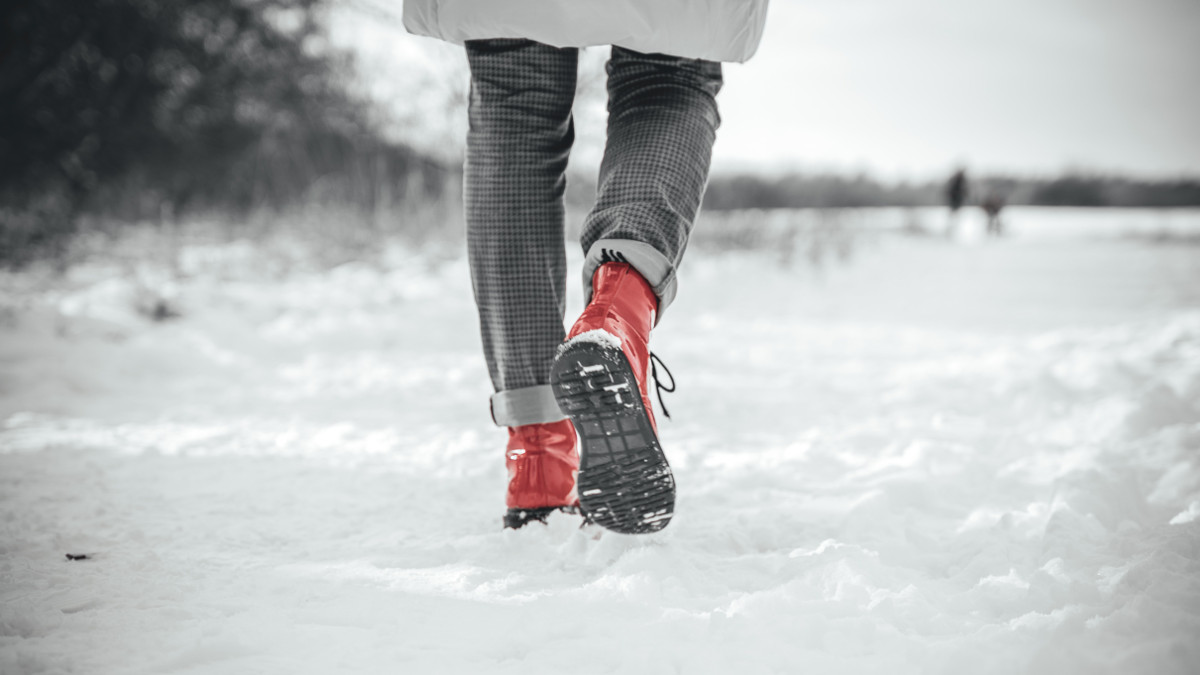 Walking in winter